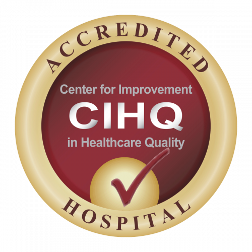 Accredited by the Center for Improvement in Healthcare Quality